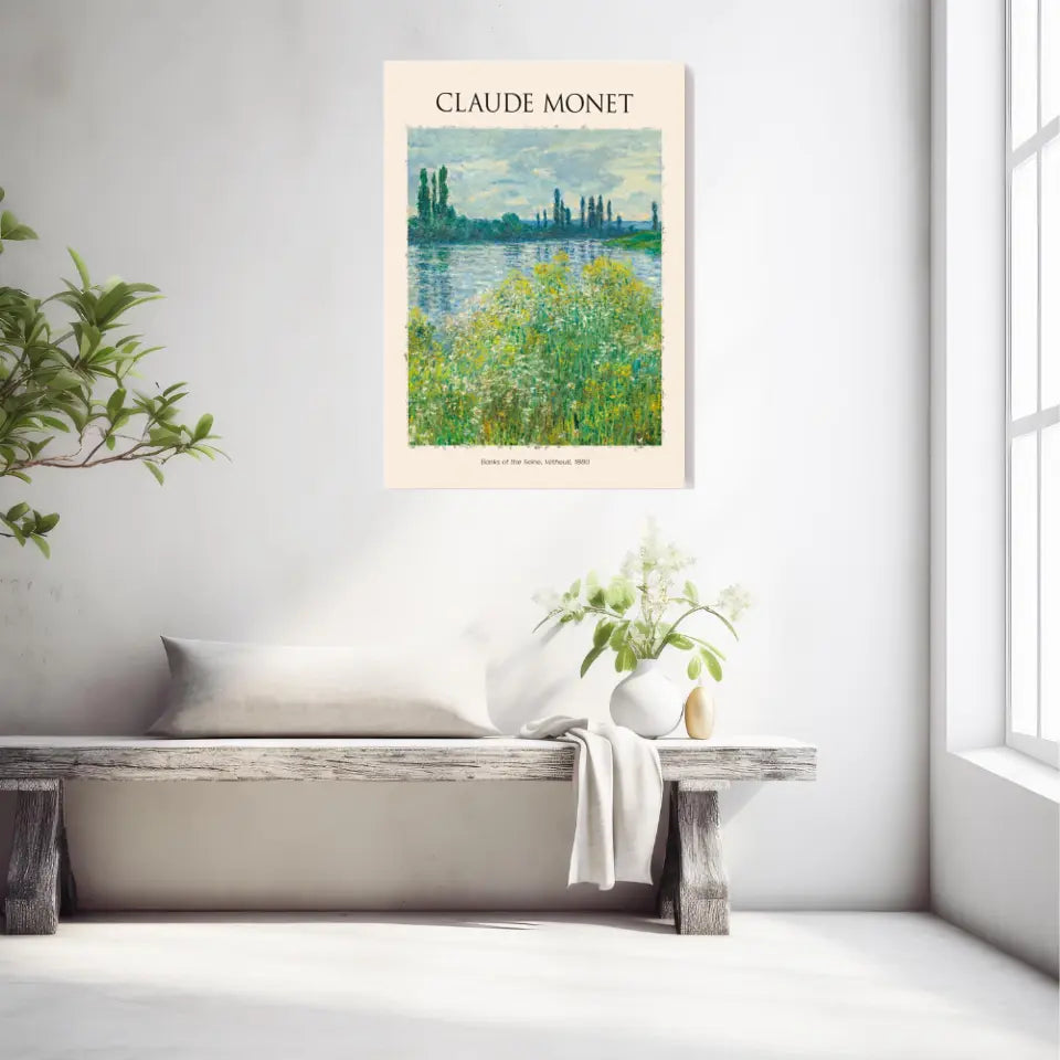Claude Monet Bank Of The Seine Vétheuil