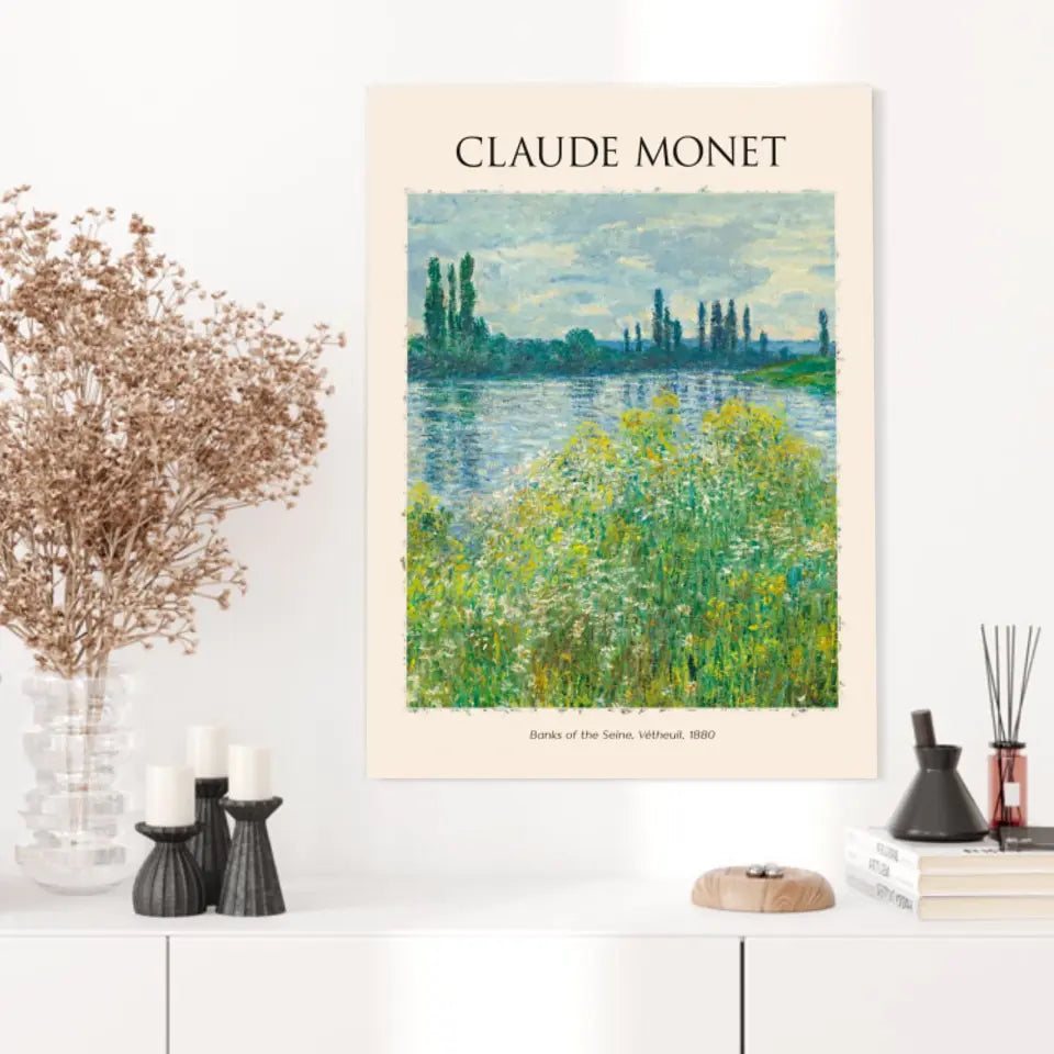Claude Monet Bank Of The Seine Vétheuil