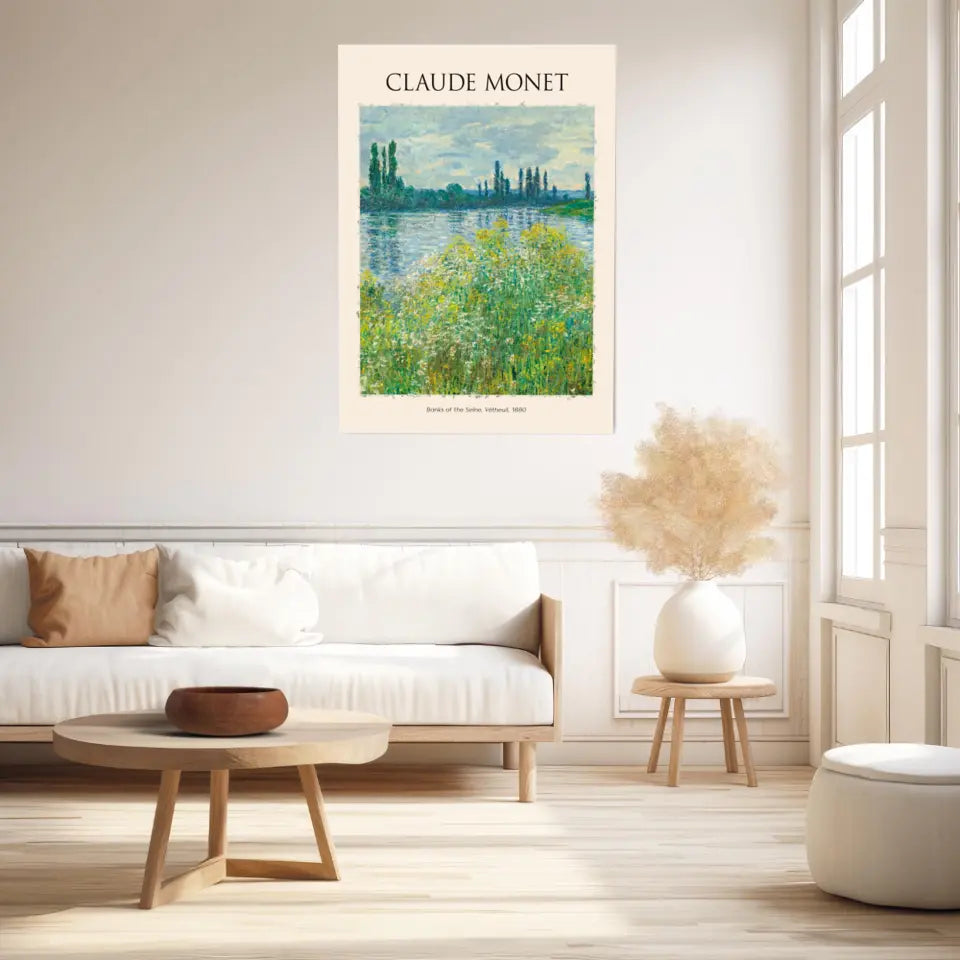 Claude Monet Bank Of The Seine Vétheuil