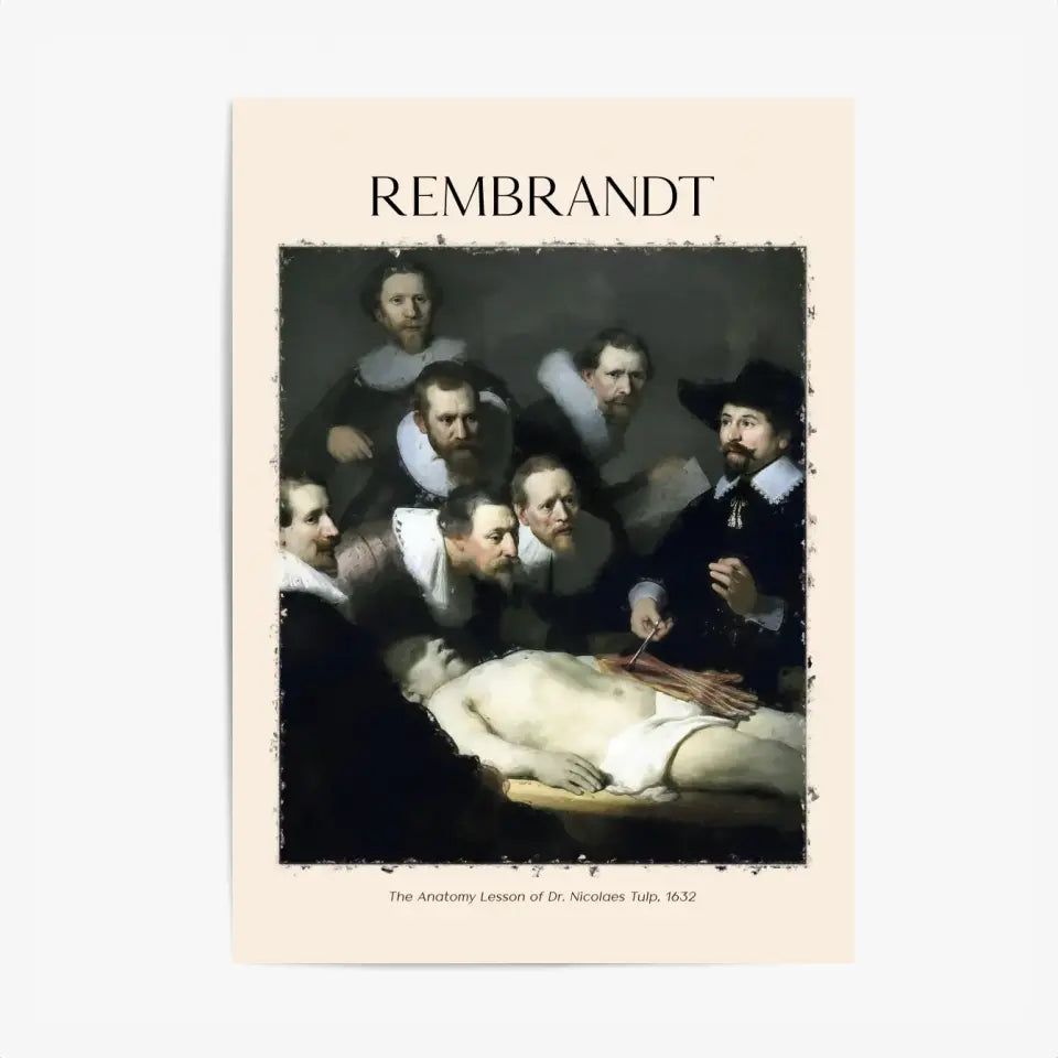 Rembrandt The Anatomy Lesson Of Dr Nicolaes Tulp
