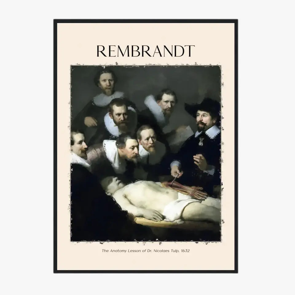 Rembrandt The Anatomy Lesson Of Dr Nicolaes Tulp