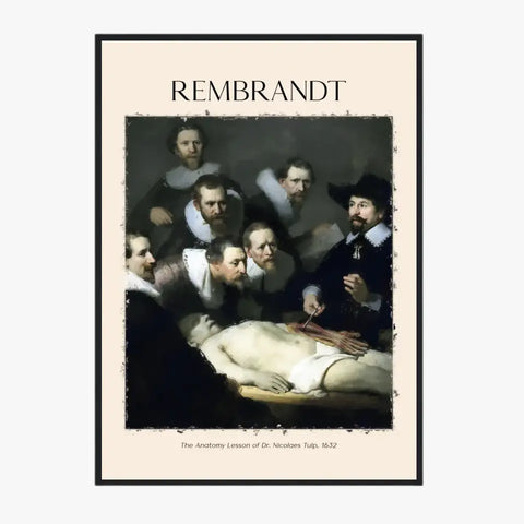 Rembrandt The Anatomy Lesson Of Dr Nicolaes Tulp
