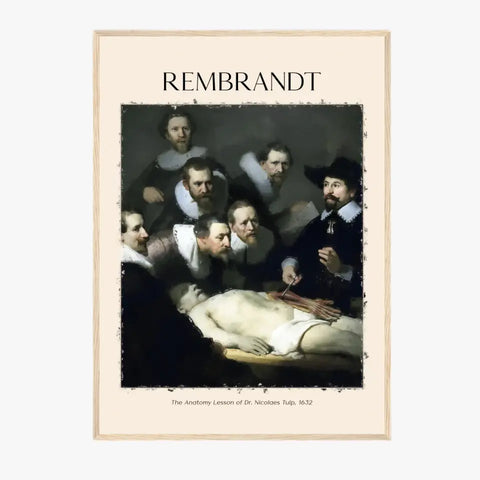 Rembrandt The Anatomy Lesson Of Dr Nicolaes Tulp