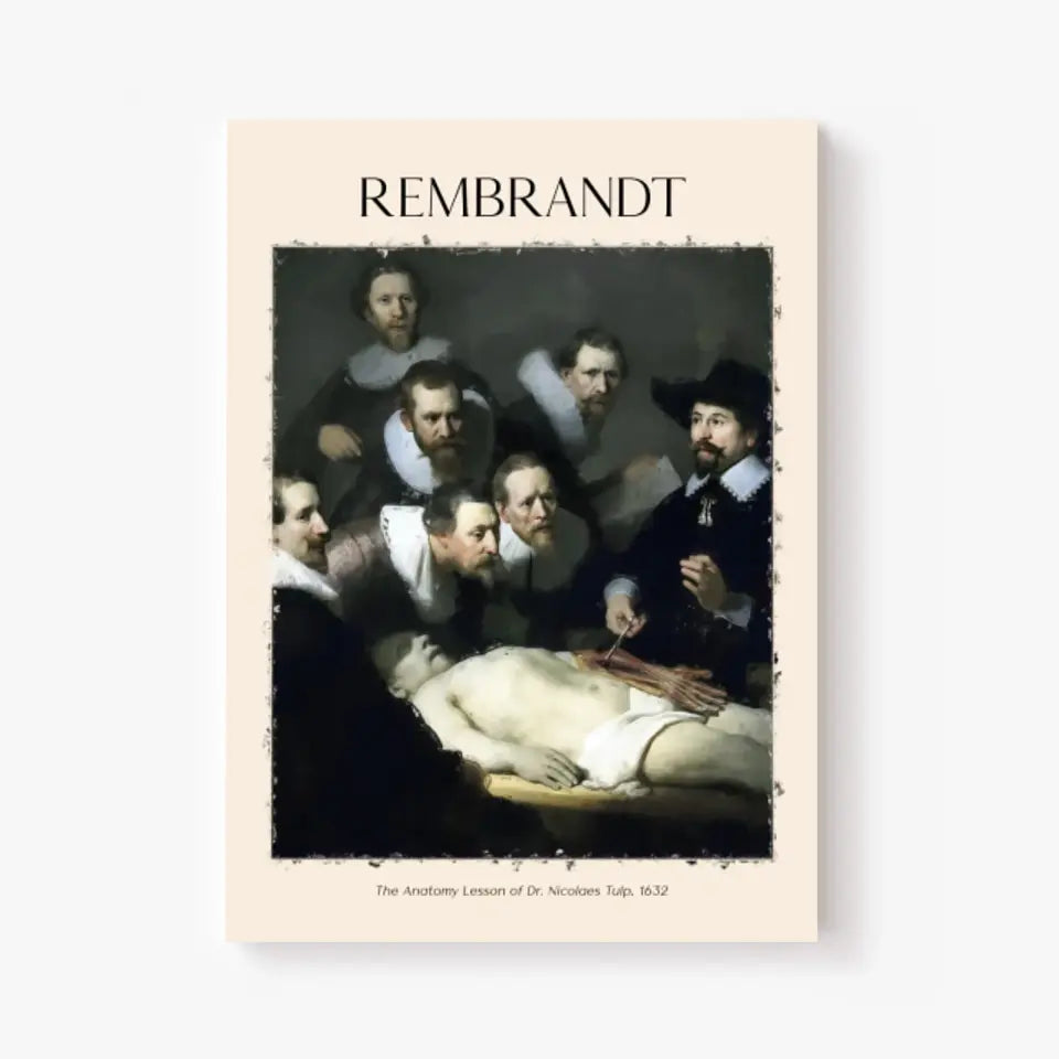Rembrandt The Anatomy Lesson Of Dr Nicolaes Tulp