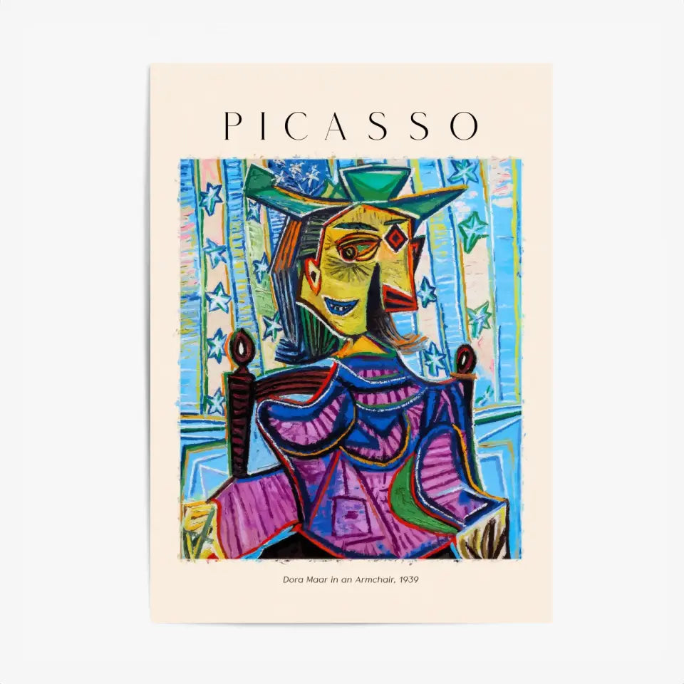 Picasso Dora Maar In An Armchair