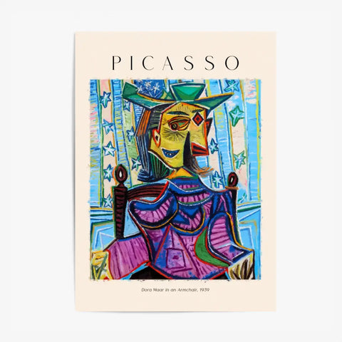 Picasso Dora Maar In An Armchair