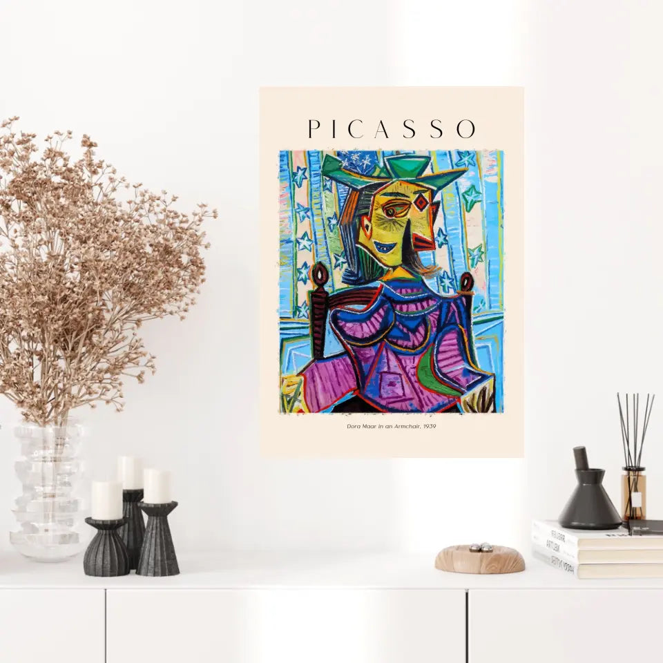 Picasso Dora Maar In An Armchair