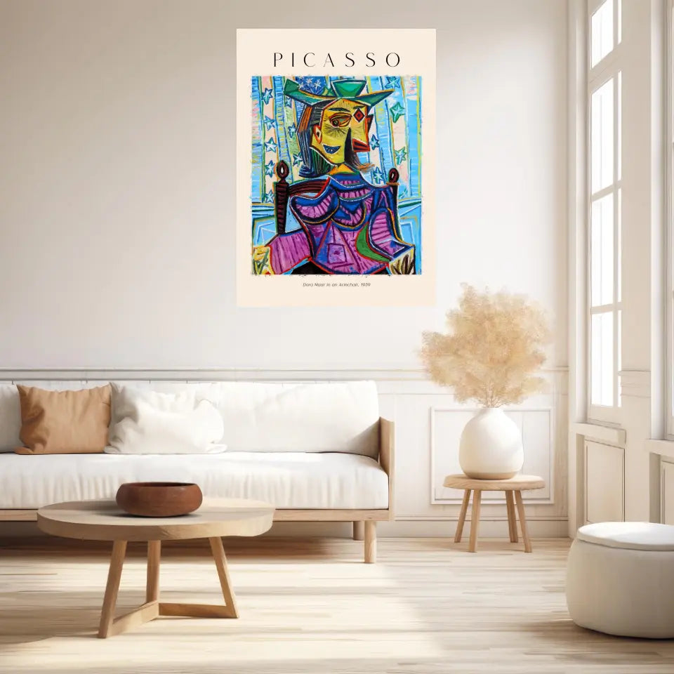 Picasso Dora Maar In An Armchair