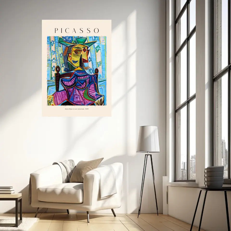 Picasso Dora Maar In An Armchair