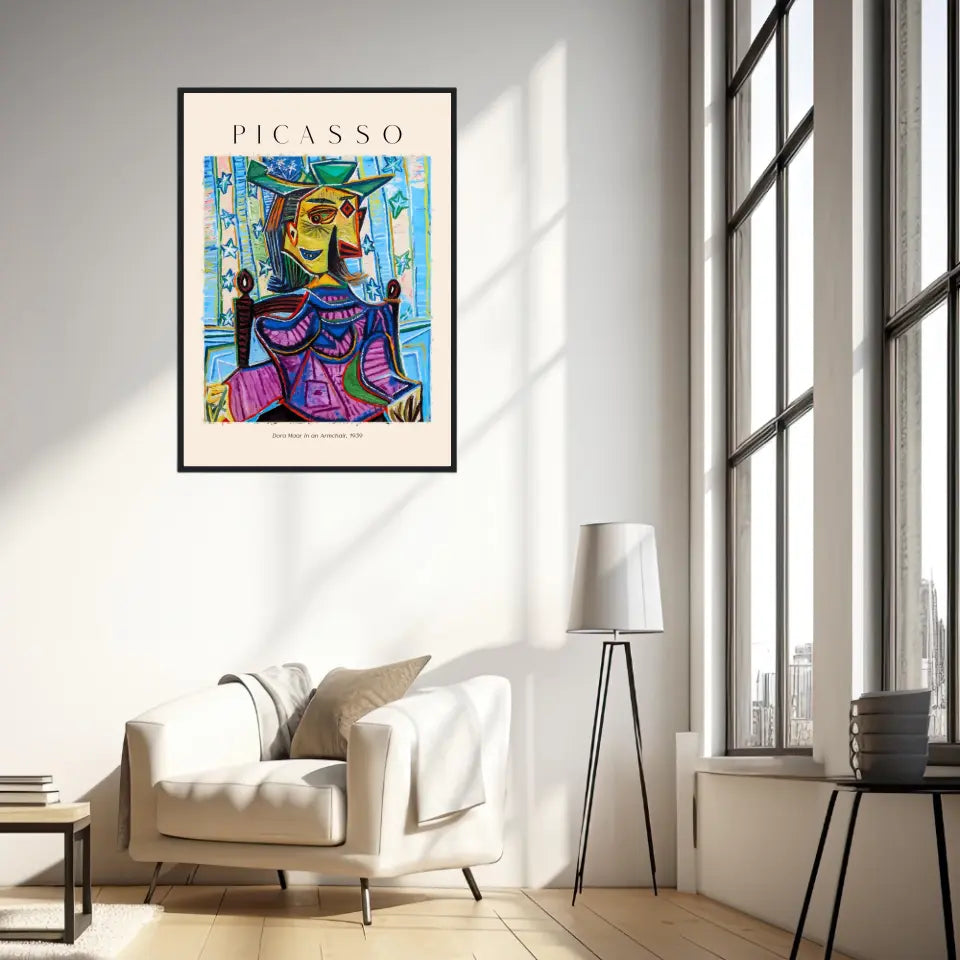 Picasso Dora Maar In An Armchair