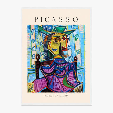 Picasso Dora Maar In An Armchair