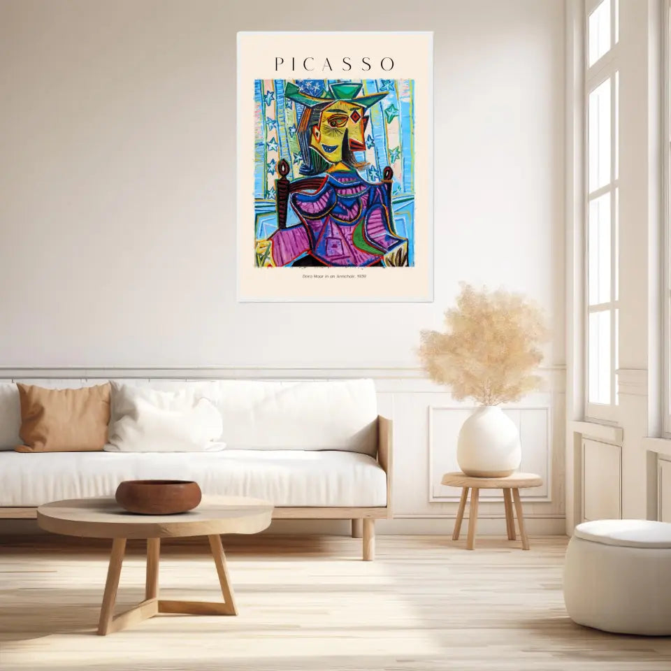 Picasso Dora Maar In An Armchair