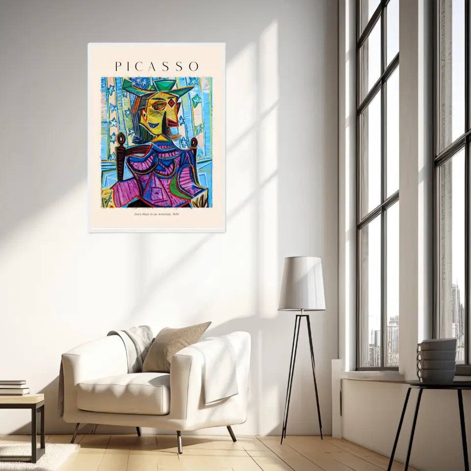 Picasso Dora Maar In An Armchair