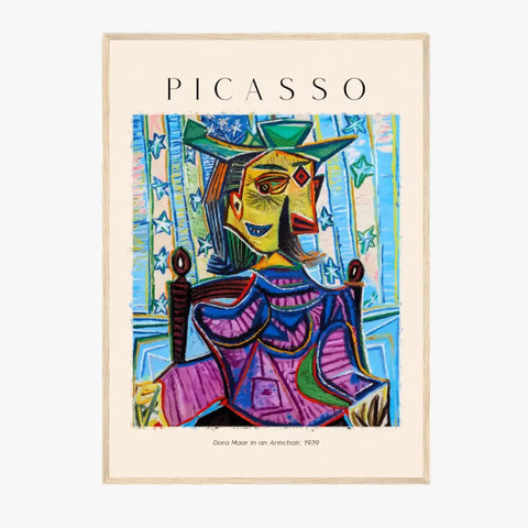 Picasso Dora Maar In An Armchair