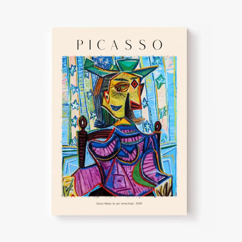 Picasso Dora Maar In An Armchair