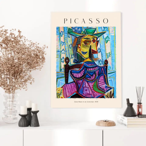 Picasso Dora Maar In An Armchair