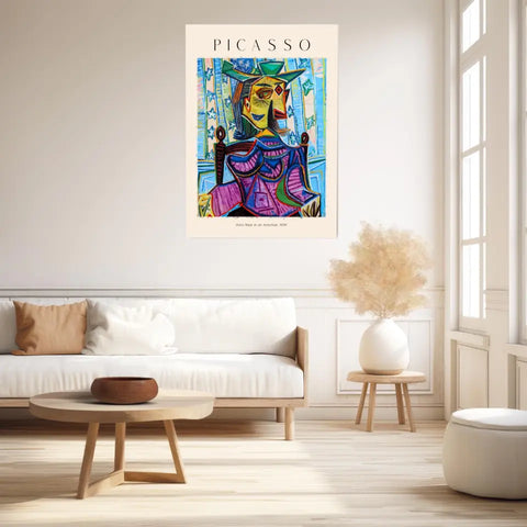 Picasso Dora Maar In An Armchair