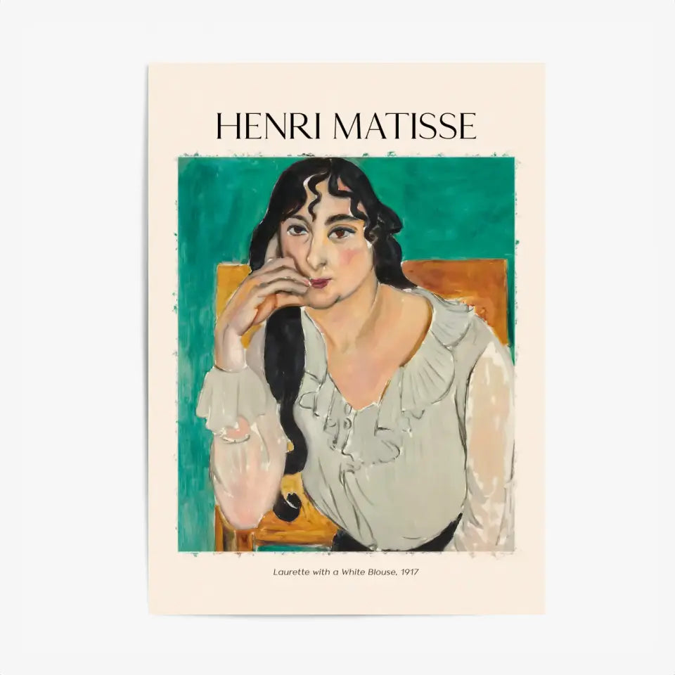 Henri Matisse Laurette With A White Blouse