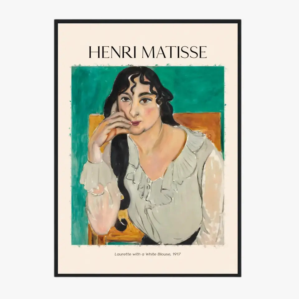 Henri Matisse Laurette With A White Blouse