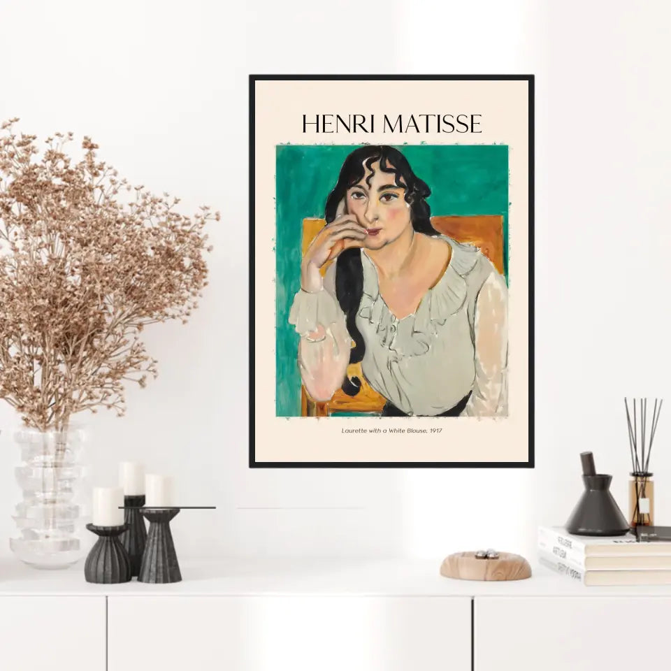 Henri Matisse Laurette With A White Blouse