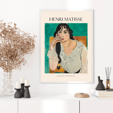 Henri Matisse Laurette With A White Blouse
