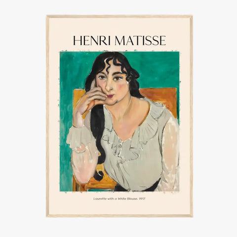 Henri Matisse Laurette With A White Blouse