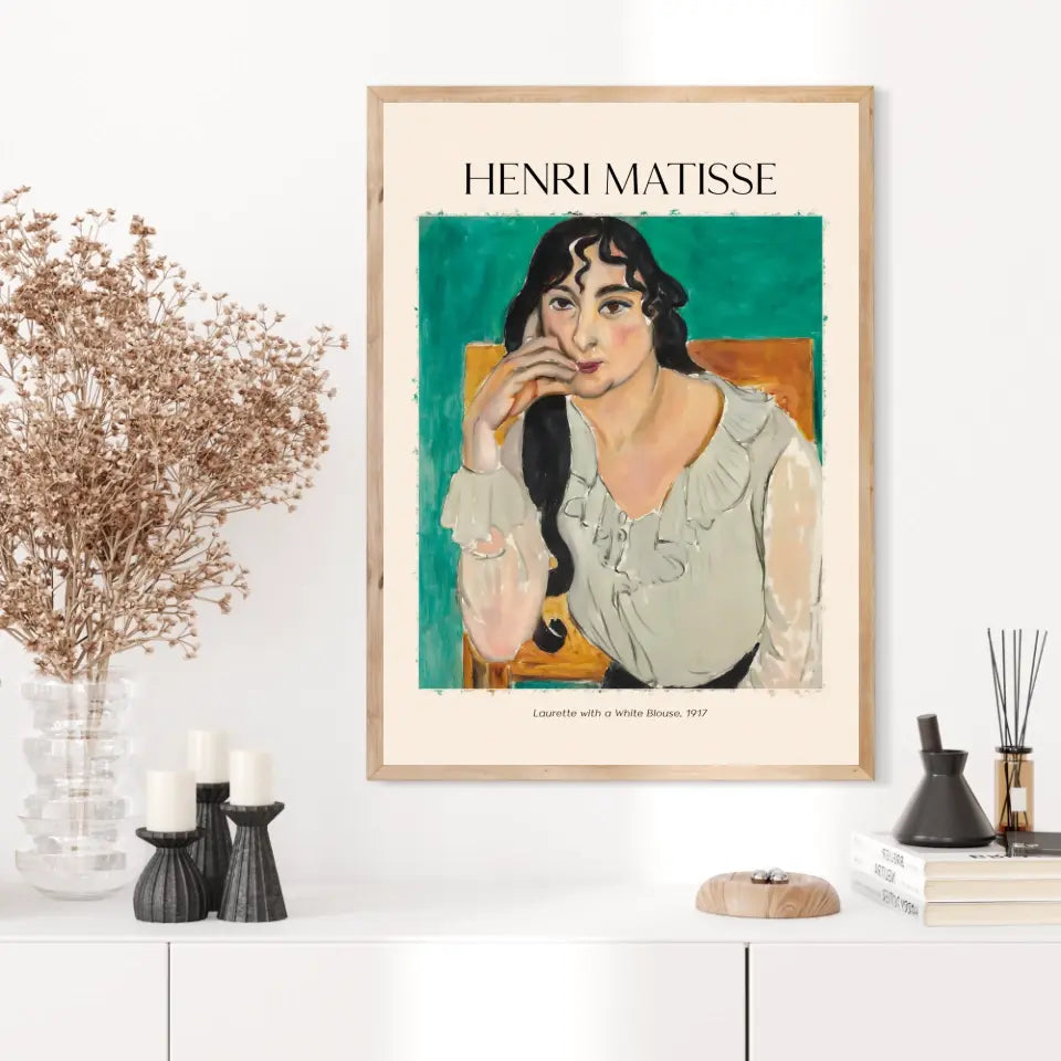 Henri Matisse Laurette With A White Blouse