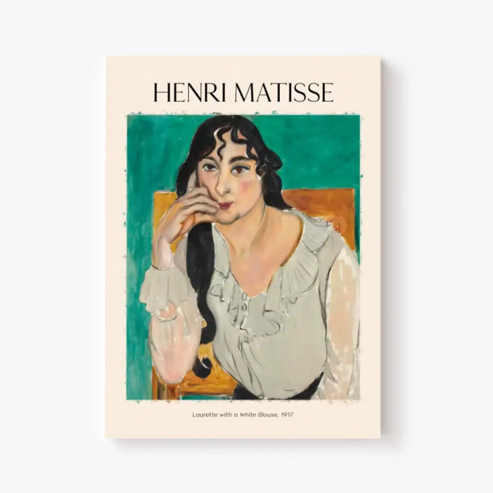 Henri Matisse Laurette With A White Blouse