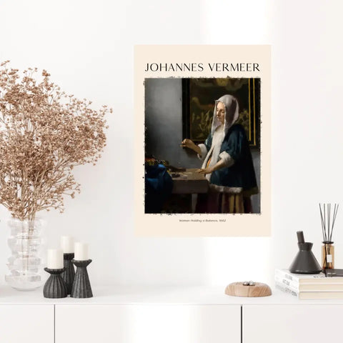 Johannes Vermeer Woman Holding A Balance