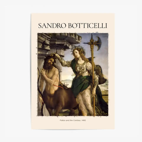 Sandro Botticelli Pallas And The Centaur