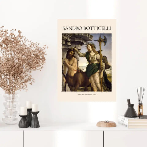 Sandro Botticelli Pallas And The Centaur