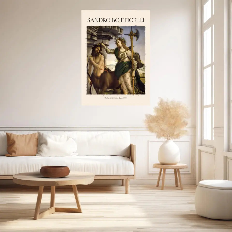 Sandro Botticelli Pallas And The Centaur