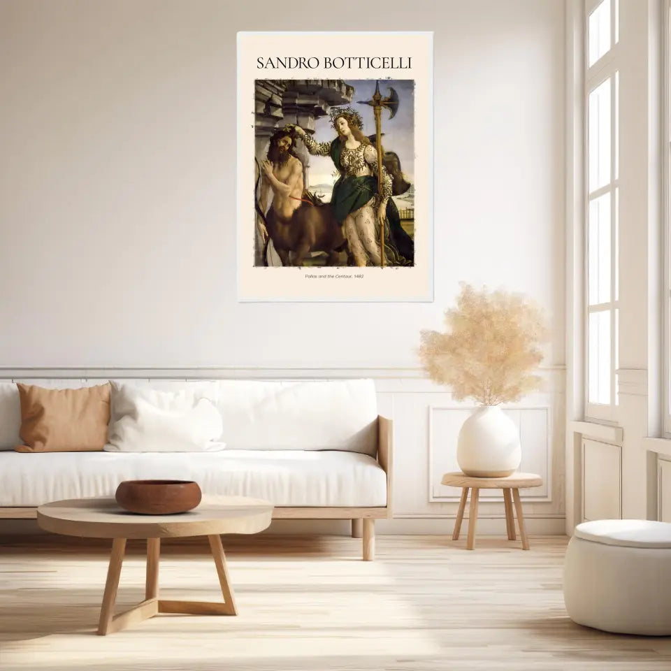 Sandro Botticelli Pallas And The Centaur
