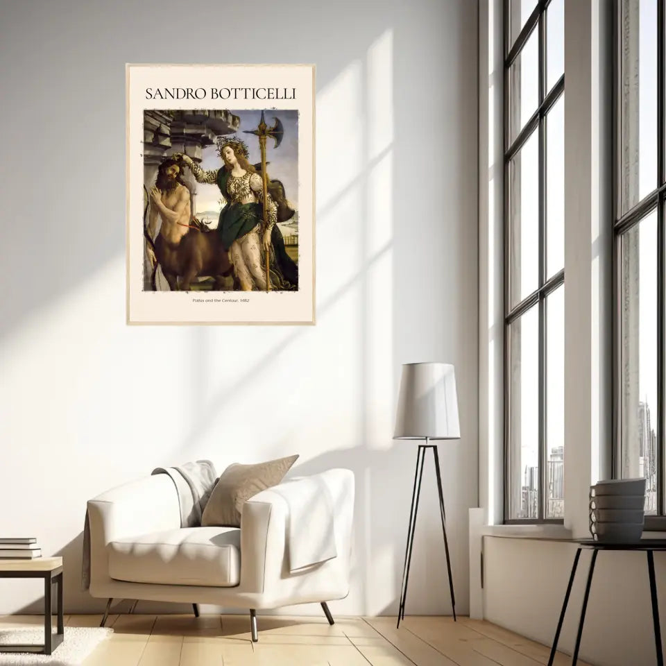 Sandro Botticelli Pallas And The Centaur