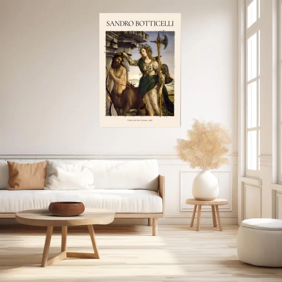 Sandro Botticelli Pallas And The Centaur