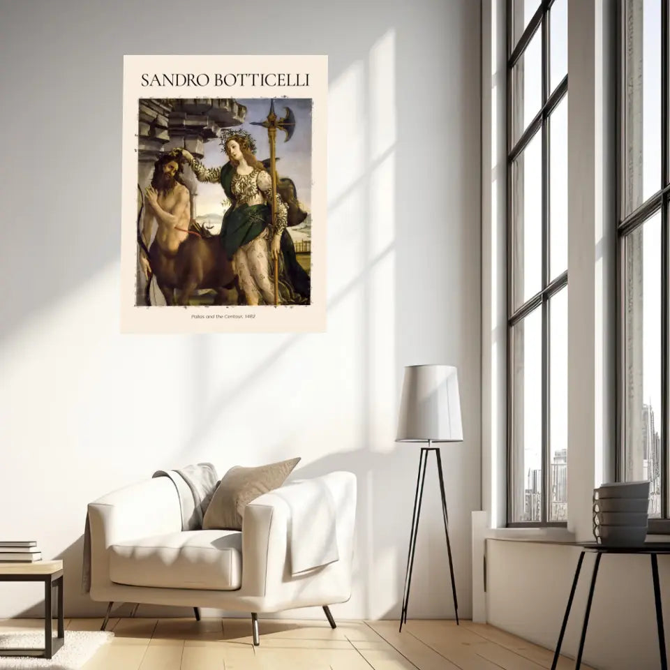 Sandro Botticelli Pallas And The Centaur