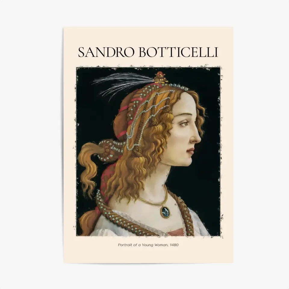 Sandro Botticelli Portrait Of A Young Woman