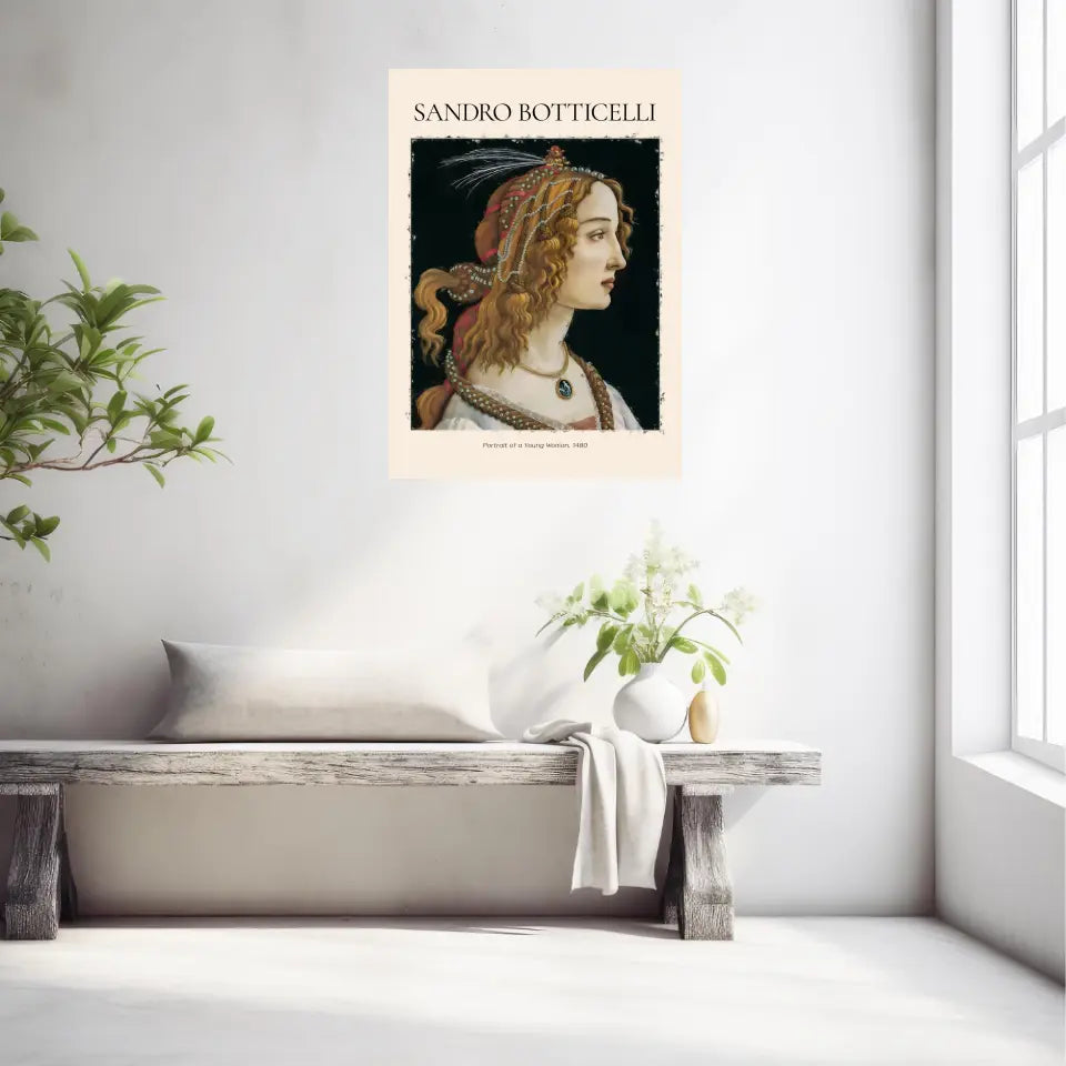 Sandro Botticelli Portrait Of A Young Woman