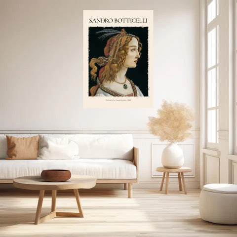 Sandro Botticelli Portrait Of A Young Woman