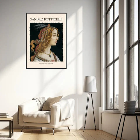 Sandro Botticelli Portrait Of A Young Woman