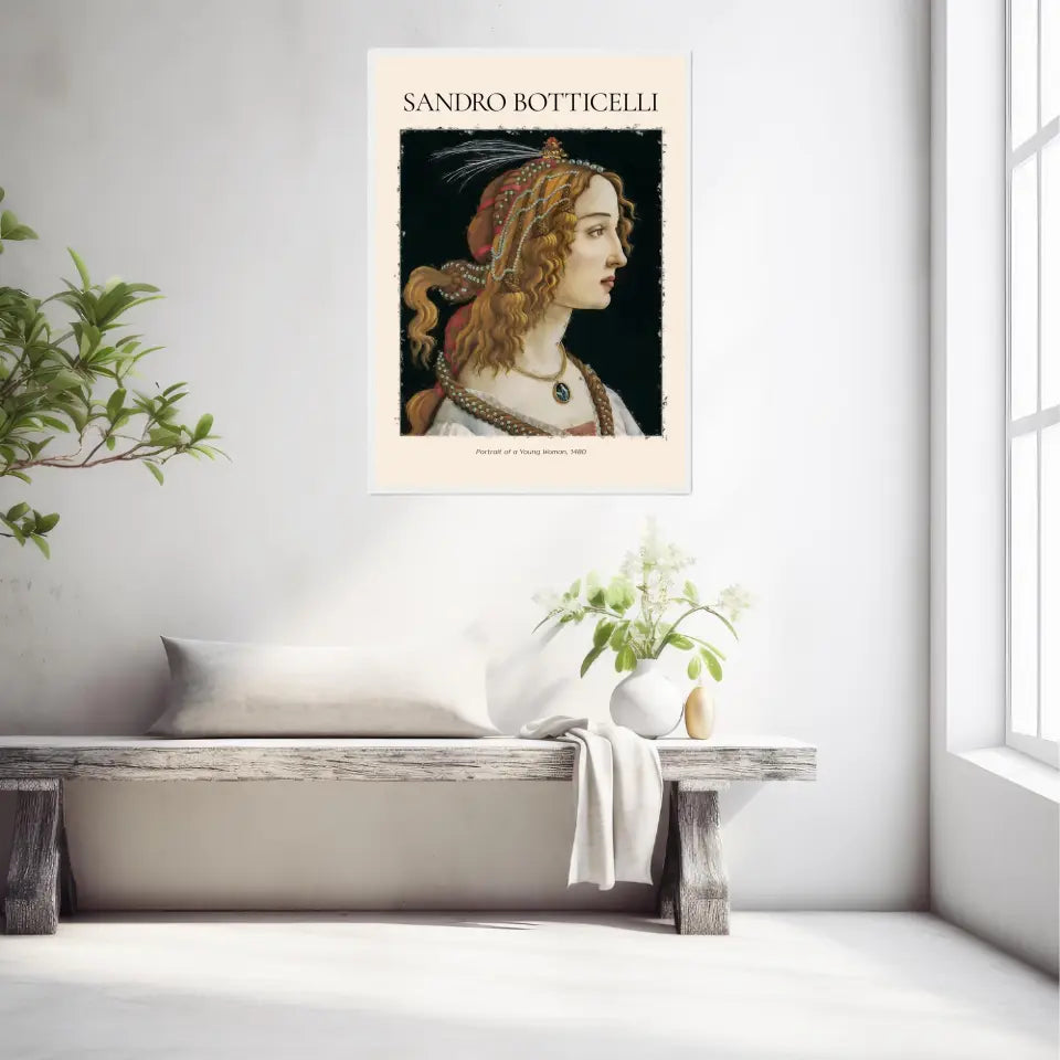 Sandro Botticelli Portrait Of A Young Woman