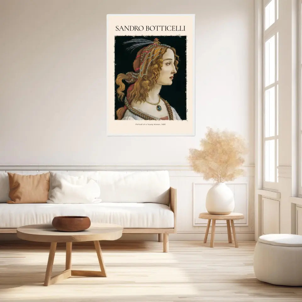 Sandro Botticelli Portrait Of A Young Woman