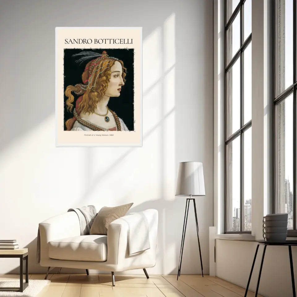 Sandro Botticelli Portrait Of A Young Woman