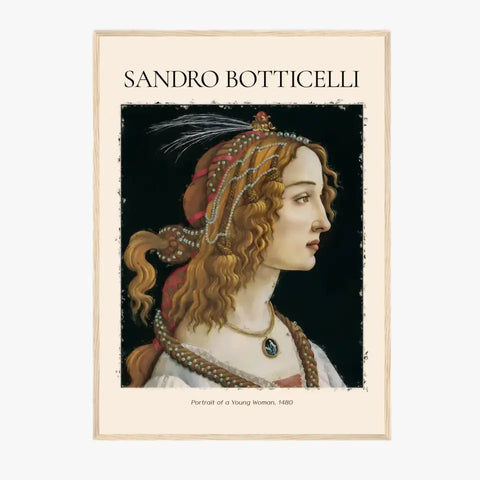Sandro Botticelli Portrait Of A Young Woman