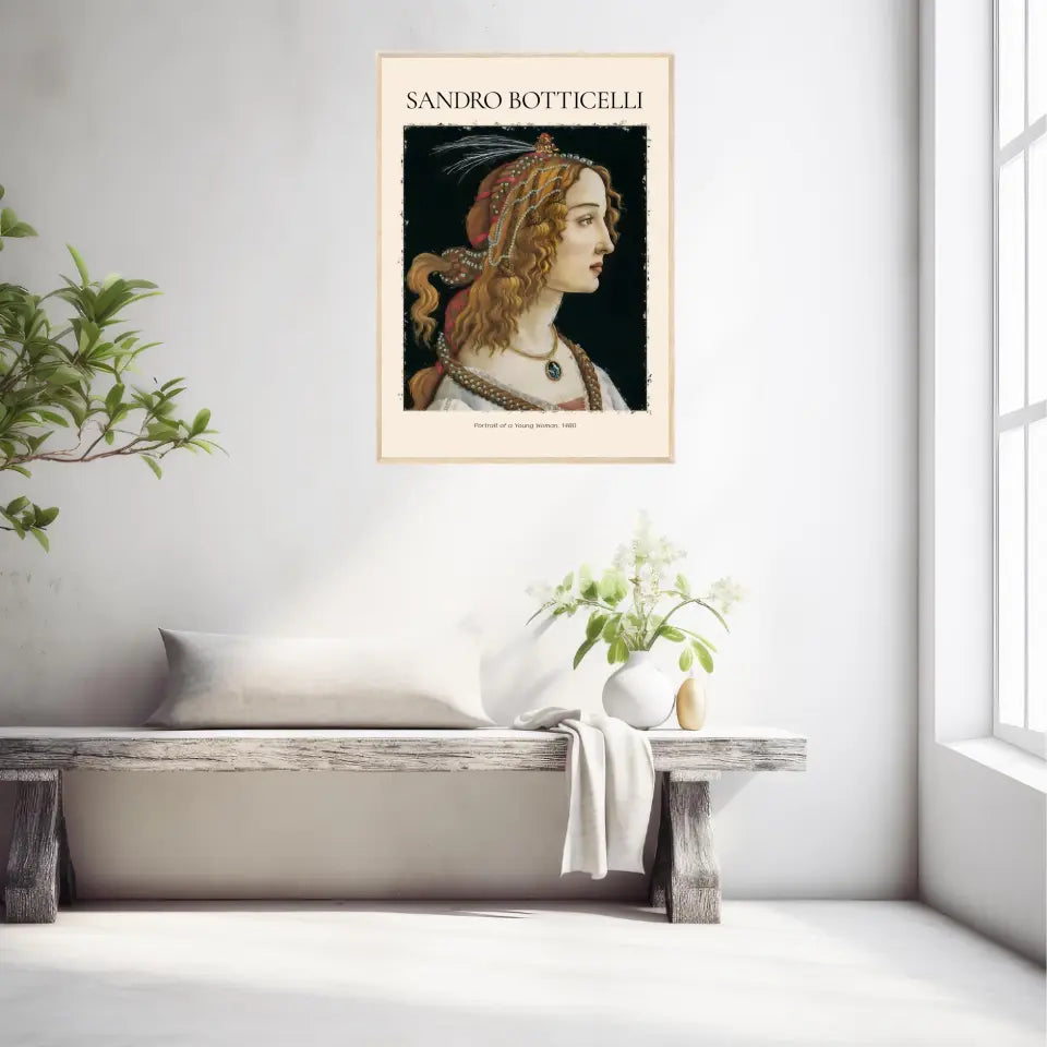 Sandro Botticelli Portrait Of A Young Woman