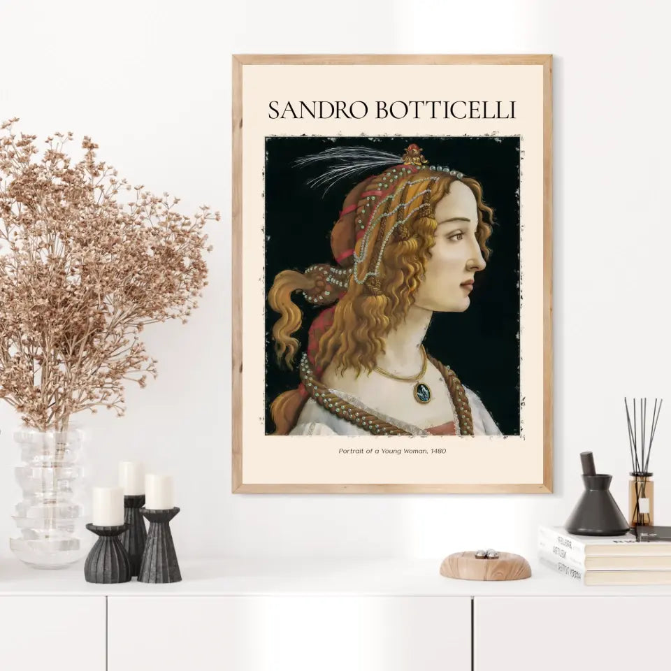 Sandro Botticelli Portrait Of A Young Woman