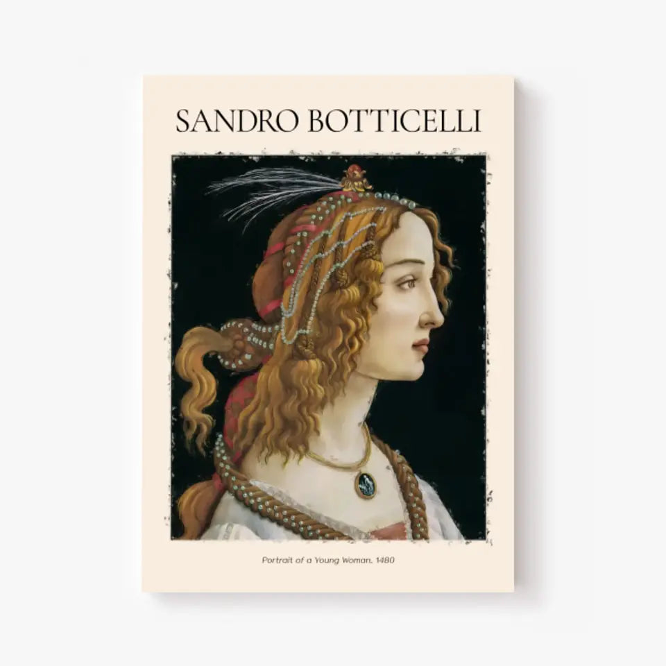 Sandro Botticelli Portrait Of A Young Woman
