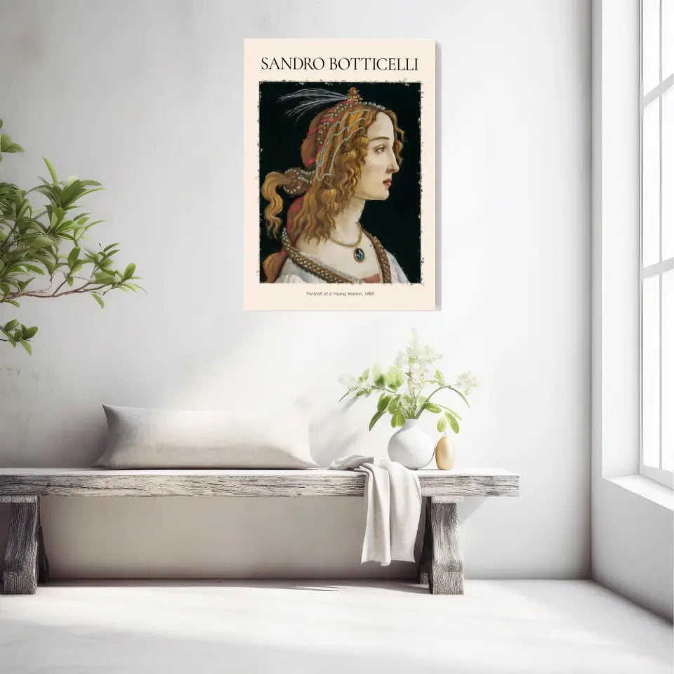 Sandro Botticelli Portrait Of A Young Woman