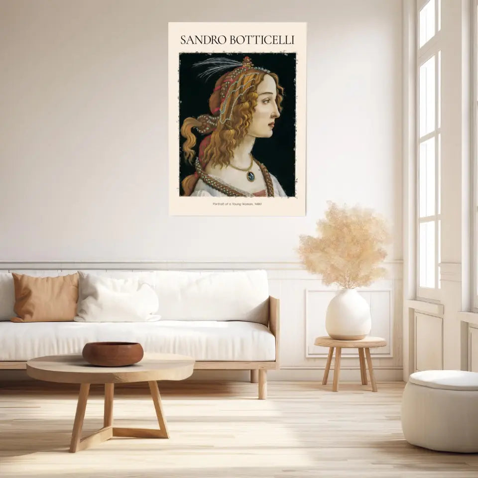 Sandro Botticelli Portrait Of A Young Woman
