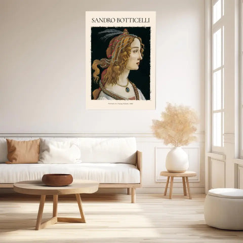 Sandro Botticelli Portrait Of A Young Woman